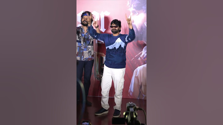 Sree vishnu dancing singaro singa song at swag movie teaser Launch #swag #singarosinga