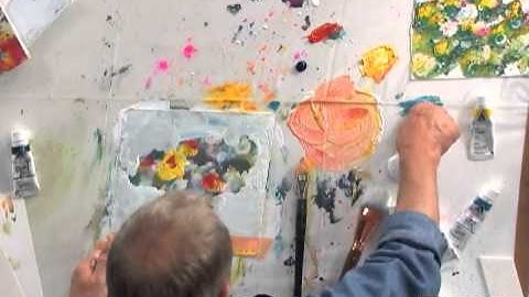 A Simple, Loose and Abstract Approach to Negative Shape Painting with Robert Burridge
