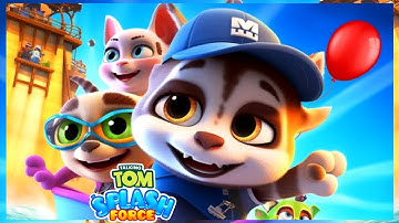 TALKING TOM SPLASH FORCE WALKTHROUGH GAMEPLAY - DISCOVER ALL THE HEROES - TOM GAMEPLAY 2