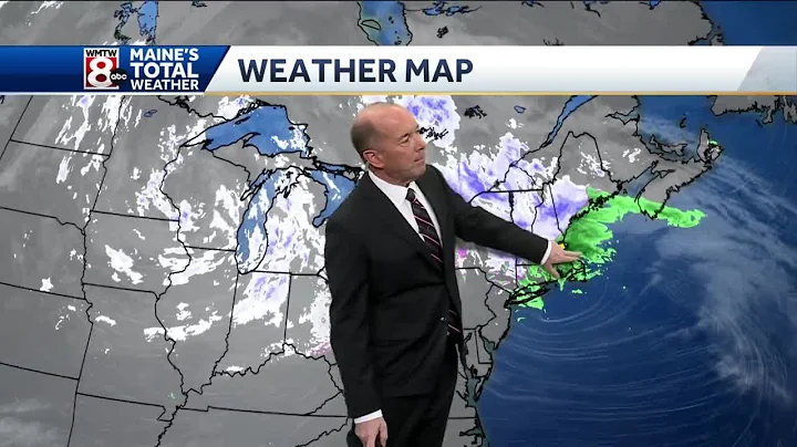 Snow tapers later today with some sunshine on Sunday
