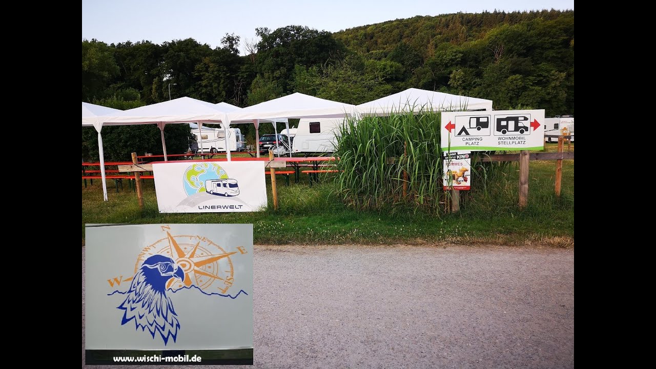 Campingplatz Cimbria direkt am Neckar, Neckarzimmern bei Heilbronn; Silvia + Bernd