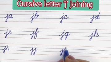 Cursive letter 