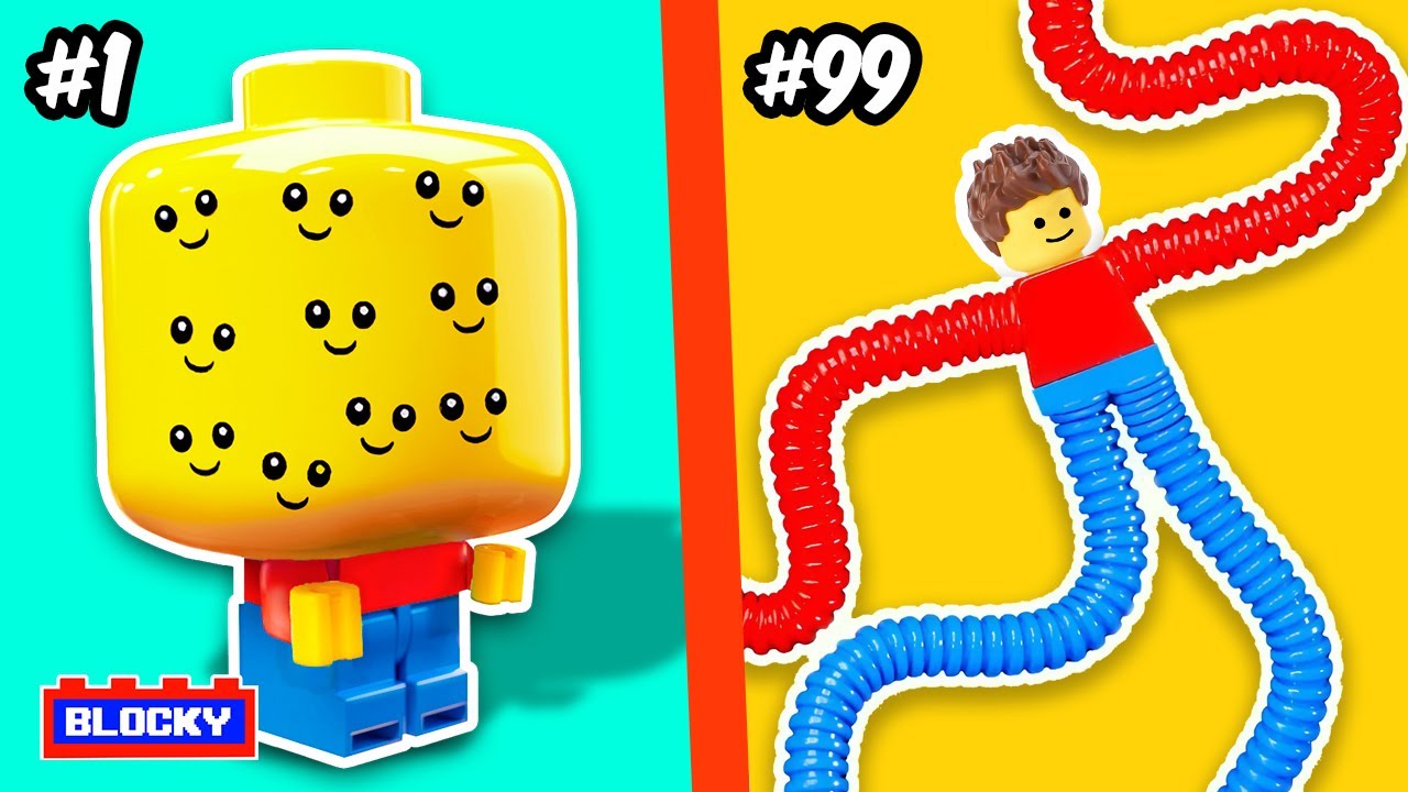 101 construcciones ILEGALES en LEGO... | Blocky Bricks ESP