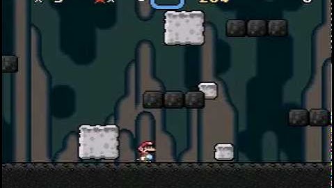 Super Mario World Custom Sprite - Cave-In
