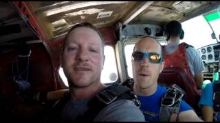 Skydive Moab - Kyle's 1st Jump!