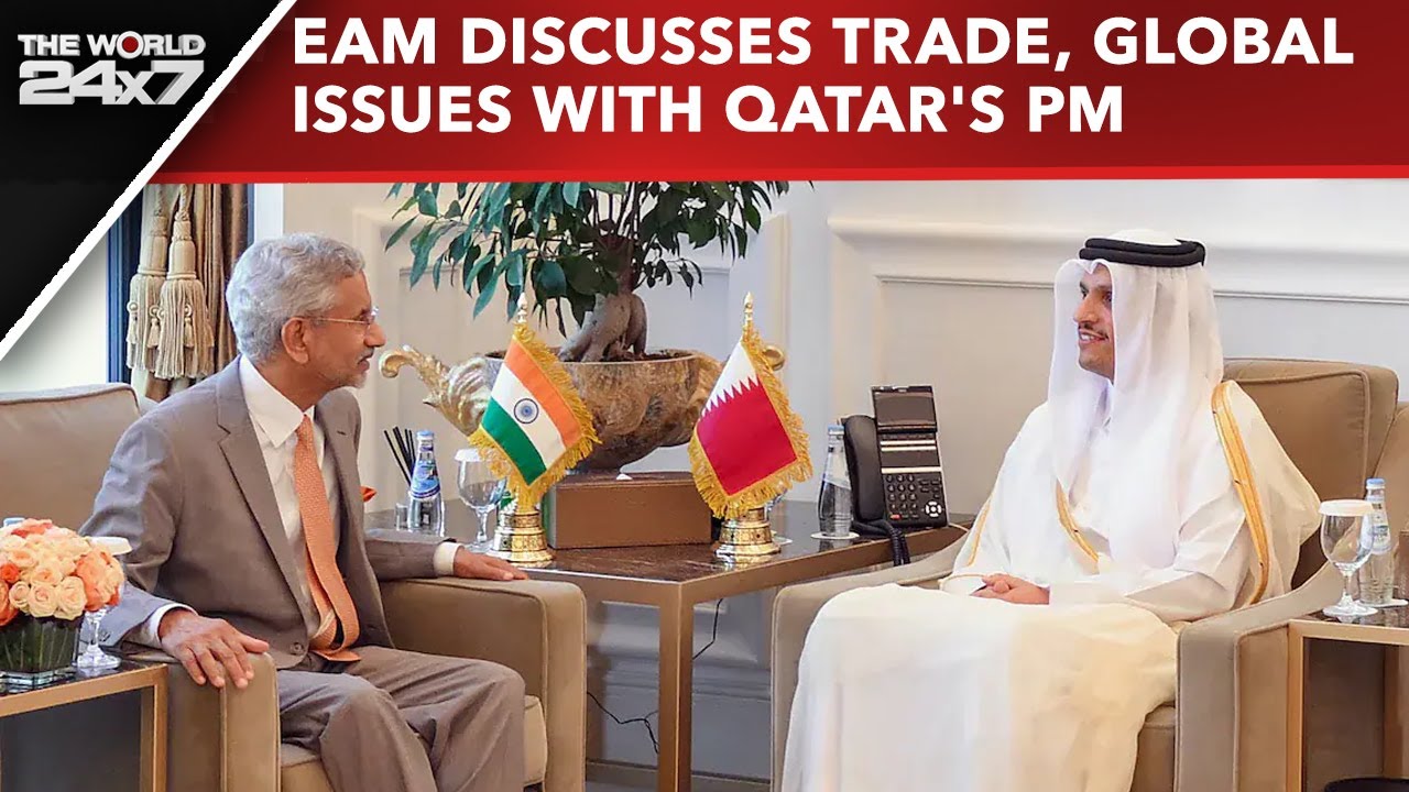 S Jaishankar Meets Qatar PM | EAM Discusses Trade, Technology, Global Issues With Qatar's PM