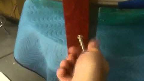 Securing "Superplexus Circles No.3" to a stand