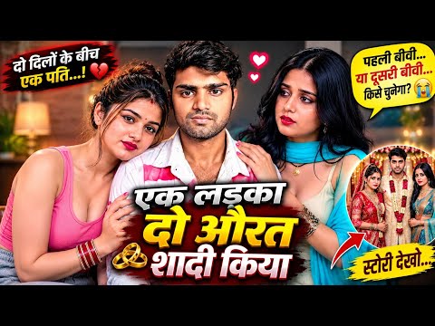 एक लड़का दो औरत से शादी किया 😱 | पहली बीवी या दूसरी बीवी? | दिल छू लेने वाली लव स्टोरी