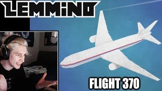 xQc Reacts to The Vanishing of Flight 370 by LEMMiNO