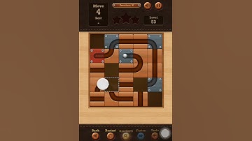 Roll the Ball slide puzzle Premium K Pack Level 53 Solution