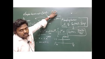 Fourier Transform of typical test signals  For Engineering Service Exam and GATE for ECE and EEE