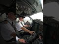 Boeing business jet cockpit view departing rome ciampino