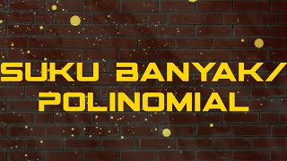 Suku Banyak bagian 1. Pengenalan