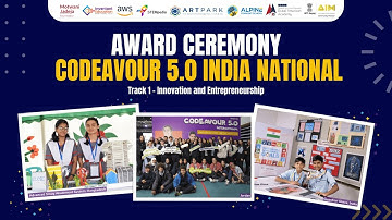 Codeavour 5.0 India National Award Ceremony 🏆 Track 1 - Innovation and Entrepreneurship