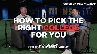 How to pick the right college for you | College Baseball 101 with Chance Beam