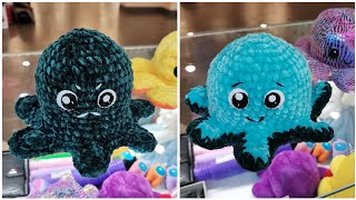 Осьминог перевертыш крючком / Reversible Octopus Crochet 🐙