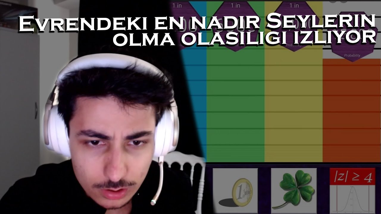 Sercan EVRENDEKİ EN NADİR ŞEYLERİN OLMA OLASILIĞI İzliyor Sercan