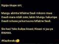 Kisasi Ni Juu Ya Bwana Sio Kazi Yako Ngojankupesiri Kazikwako