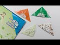 Origami Bookmark Corner || How to make a Flower bookmark