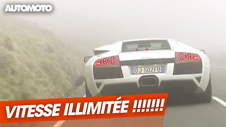 Aucune limitation de vitesse à cet endroit de la planète ! (2008)