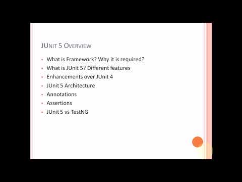 JUnit 5 Overview