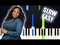 Your Spirit - Tasha Cobbs | SLOW EASY PIANO TUTORIAL   SHEET MUSIC by Betacustic