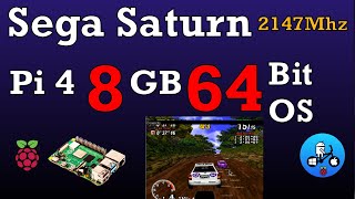 Sega Rally. Pi 4 8GB 64 bit Os. Sega Saturn best settings.