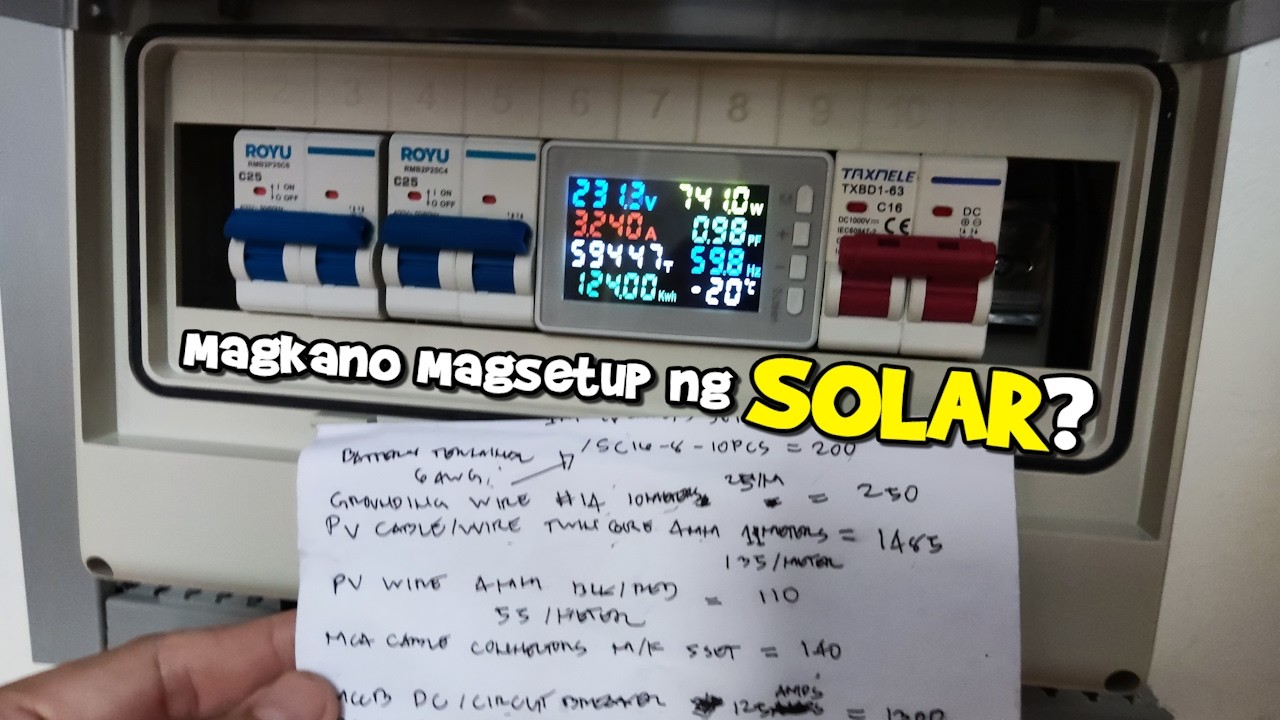 Magkano Magsetup ng SOLAR!! SOLAR SETUP PRICING IDEA - YouTube