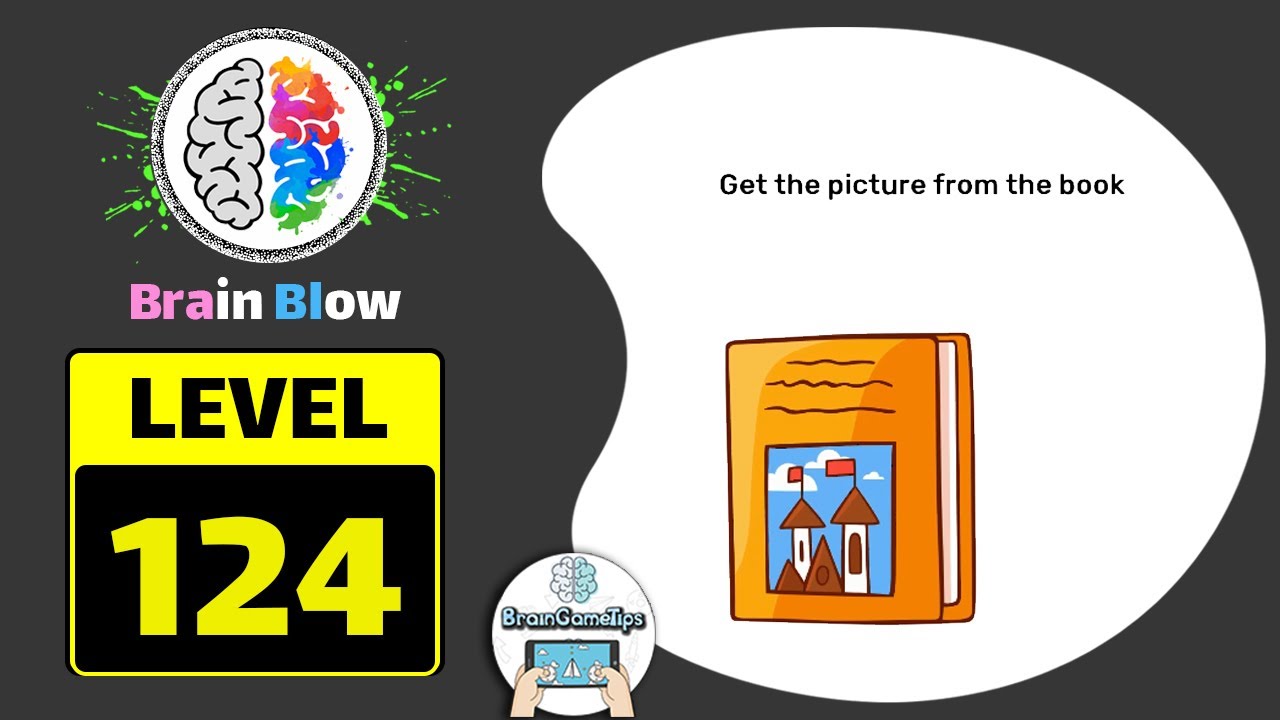 Brain Blow: Genius IQ Test - Level 124 Get The Picture From The Book Answer