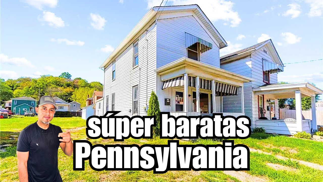 🏡 Descubre dónde están las casas más baratas de Pennsylvania | Pueblos ideales para invertir