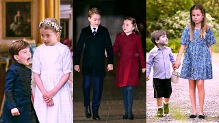 Princess Charlotte Shares Sweet Sister Moments With Prince George & Prince Louis Melting Hearts