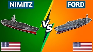 Gerald R Ford VS Nimitz Class | Aircraft Carrier Comparison