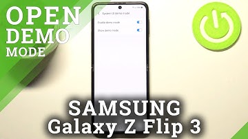 How to Run SAMSUNG Galaxy Z Flip3 5G in Demo Mode - Show Demo Mode