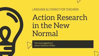 How to craft action research in the new normal (with explanation)
