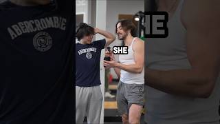 He Squatted 315 Since 8th grade?😱😂 #gym #viral #squat #shorts