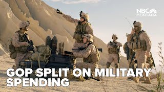 GOP split on military spending: some want to slow spending, while others wants to ramp it up