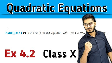 Chapter 4 Quadratic Equations Example 3 Class 10 Maths NCERT | By Rajeev Kumar