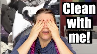 BODY DOUBLING | The Closet of Doom | Cleaning in real time for ADHD, anxiety, and depression.