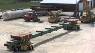 Self Propelled Modular Transporter 130klb Test by HollandDollies 1,297 views 12 years ago 8 minutes, 10 seconds