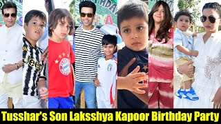 Taimur-Jeh, Ekta Kapoor, Yash-Roohi, Gauahar Khan At Tusshar's Son Laksshya Kapoor Birthday Party