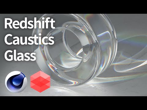 C4D Redshift Caustics Glass Prism Tutorial