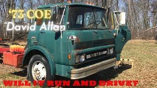Will it run? Will it drive? David Allen! 1973 COE parked for 22 years-forgotten, abandoned,