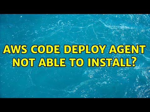 AWS code deploy agent not able to install?