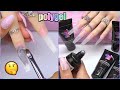 MODELONES Testing New (to me) POLYGEL step by step tutorial & Unboxing NEW nailfie RING! ft JEULIA