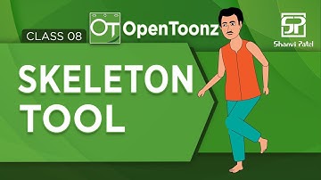 OpenToonz: Skeleton Tool | Toll Bar | 2D Animation | 2D Cartoon | in Hindi