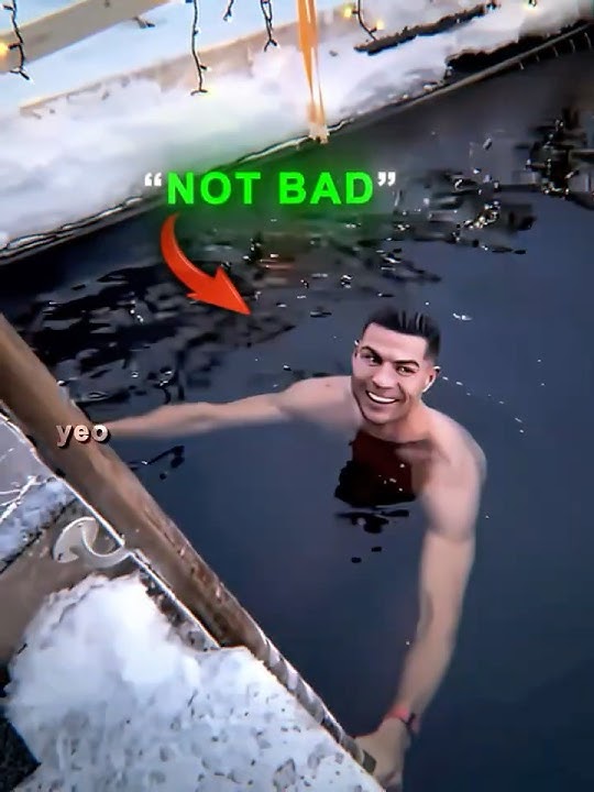 Ronaldo's Swim Change 🥶