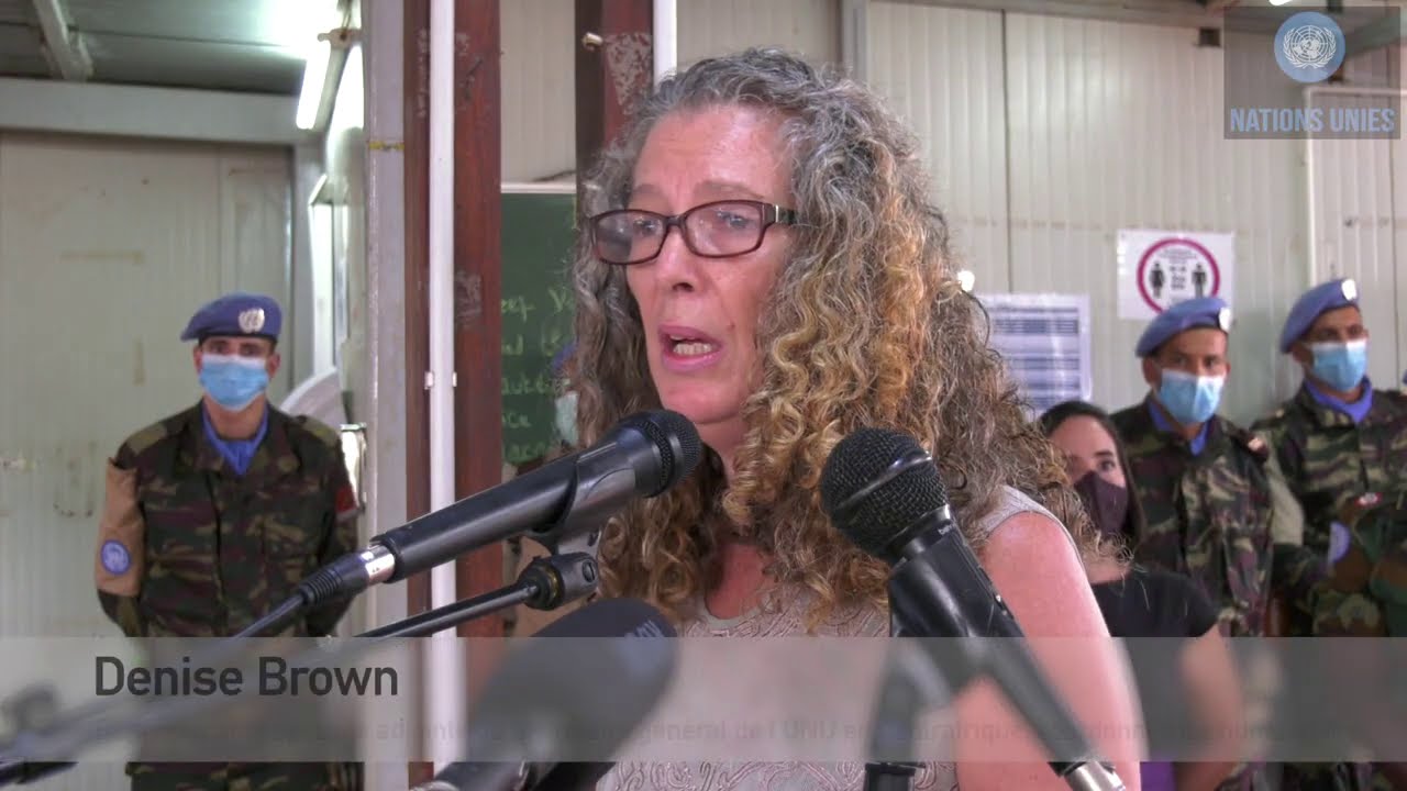 Centrafrique: Hommage aux deux casques bleus Marocain et Gabonais de la MINUSCA