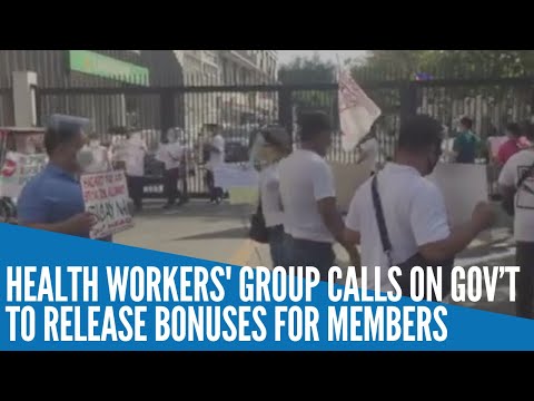 Health workers' group calls on gov’t to release bonuses for members