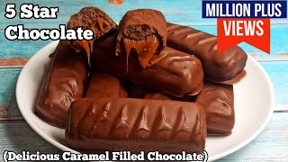 Homemade 5-Star Chocolate Recipe with Caramel Filling~Step-by-Step Guide | Easy Christmas treats