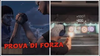 Giochiamo a braccio di ferro e ci alleniamo al poligono di tiro - GTA 5 online